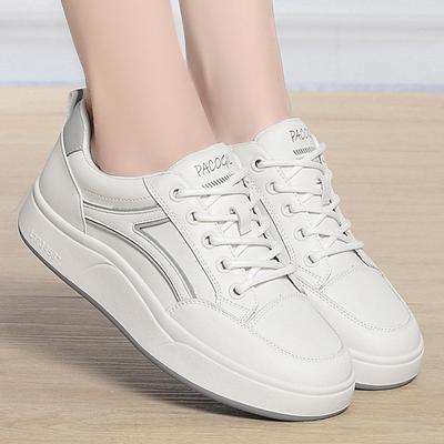 Soft Leather Sneakers for Women, Soft Sole, New Spring and Autumn Shoes, Lightweight Leather Casual Sports Shoes