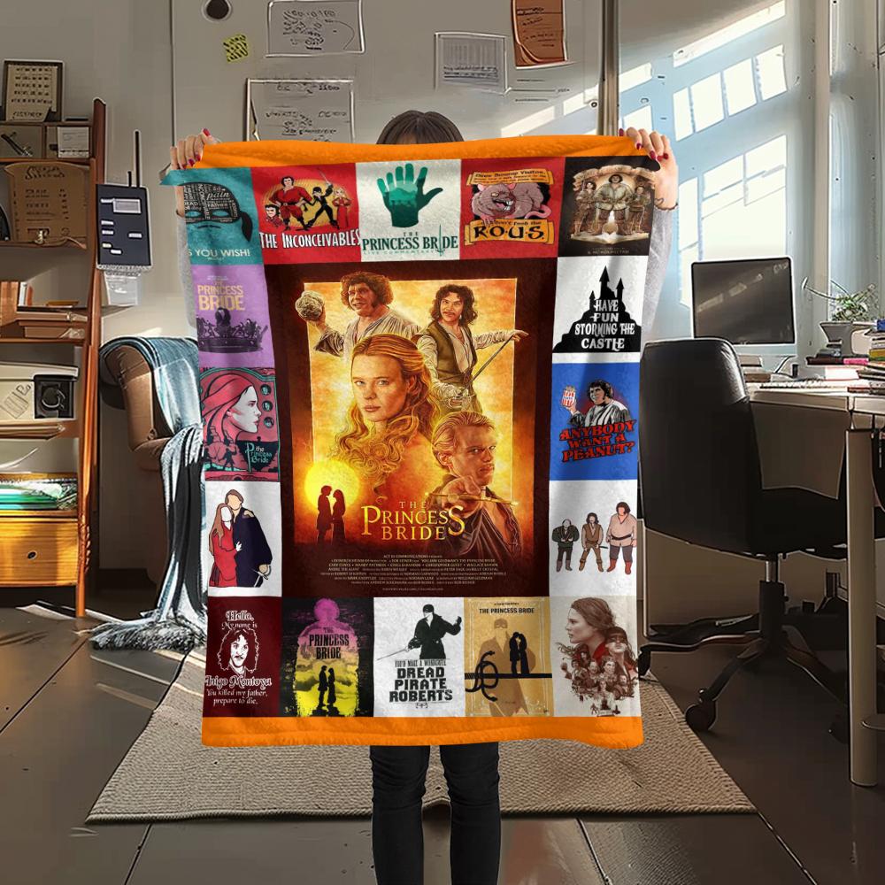 1 Stück Film-Puzzle-Print Flanelldecke, Hohe Qualität, Bequem für alle Jahreszeiten, Heimdekoration, Wärme und Komfort, Perfekt für Geschenke