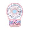 USB Rechargeable Cute Cartoon Desktop Fan: Quiet, Powerful Wind for Dorms, Offices & More