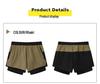Men's Quick-Dry Summer Sports Shorts with Liner - Three-Quarter Length for Running, Fitness, Track, and Basketball.