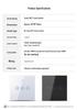 Smart WiFi Touch Remote Control Switch - 1/2/3 Way, Timer & Alexa Voice Compatible