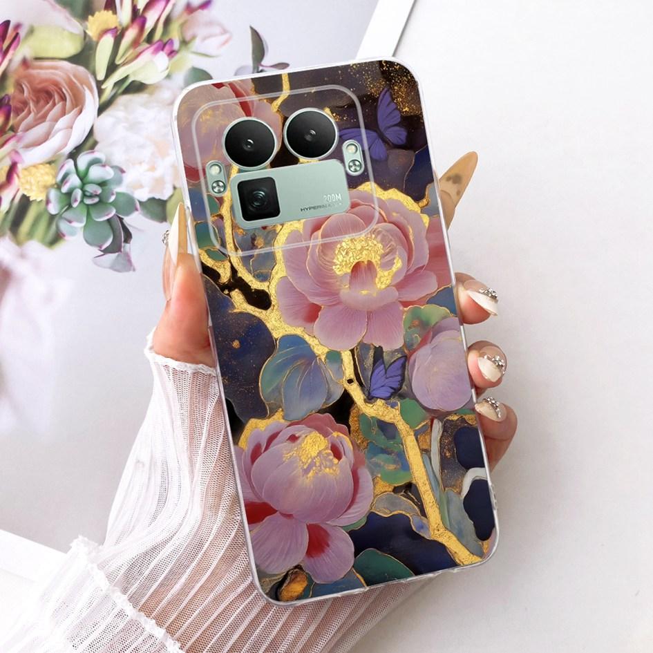 For Realme GT8 Pro 2025 Case RMX5210 Popular Flower Bowknot Soft Slim Silicone Back Cover For Realme GT 8 GT8 RealmeGT8 5G Coque