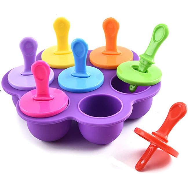 Popsicle Molds Silicone Ice Pop Molds Maker with Lids Sticks and Drip Catcher Frozen DIY Popsicle Trays Reusable Easy Release Ice Pop Maker No Drip