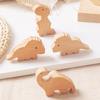 Holzschranktürgriff Kinderzimmer Kreativer Niedlicher Kleiner Dinosaurier Schrankmöbelgriff Kindlicher Kleiderschrank Schubladengriff