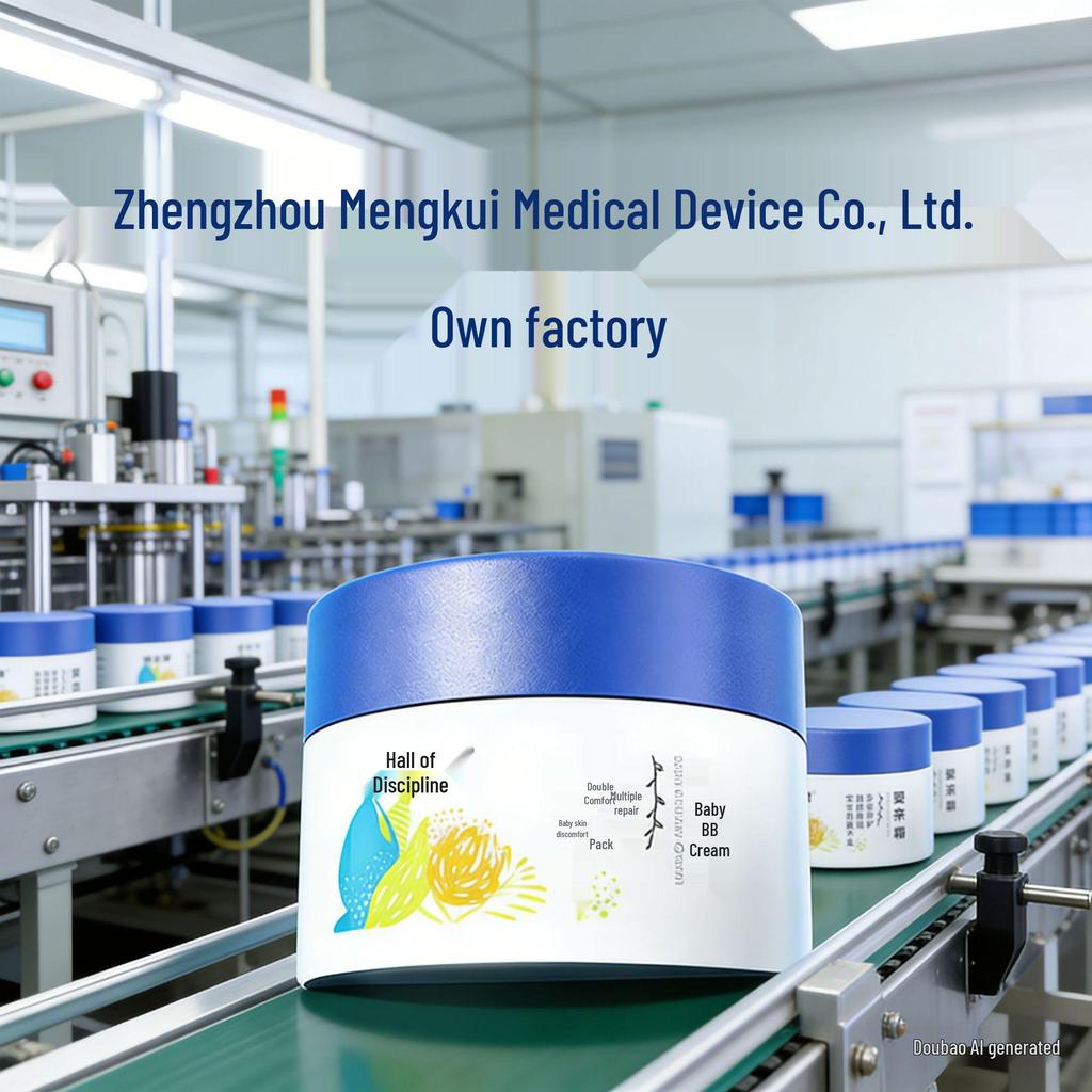 Jiezhi Bebek Hassas Cilt Kremi - Kaşıntılı, Kızarık Cildi Yatıştırır, Bebekler İçin Nemlendirir ve Korur 0-6 Ay