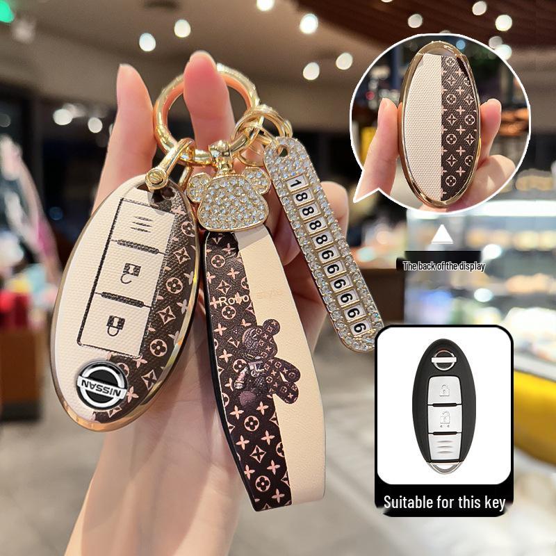 Nissan Sylphy, Teana, Qashqai, Tiida, Lannia, Bluebird Schlüsselhülle & Damenhandtasche