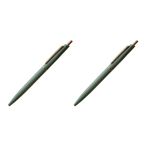Anterique Oil-Based Ballpoint Pen 0.5 Sage Green BP1SG Ultra-Low Viscosity Ink Fine 0.5mm Tip Smooth Writing Retro Design