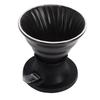 Pour Over Coffee Dripper Ceramic Heat Proof Immersion Cone Coffee Maker Dripper Filter Holder for Home Travel