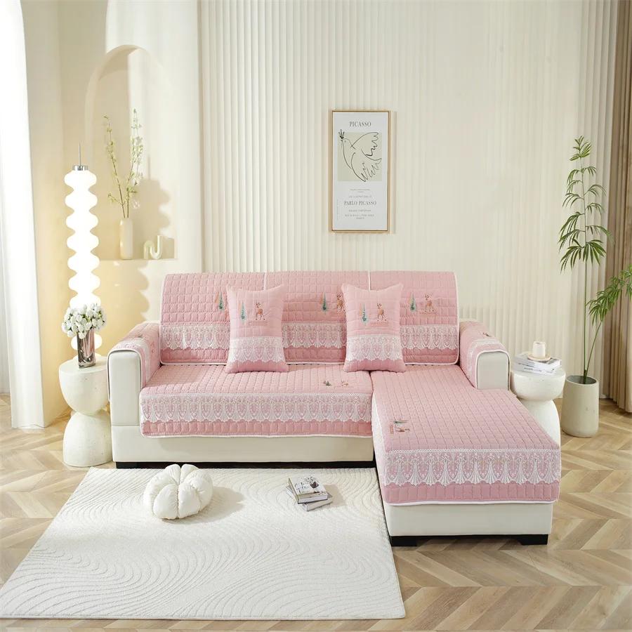 Sofa Cushion Winter Sofa Cover All-inclusive Sofa Cover Sofa Towel Simple Non-slip Leather