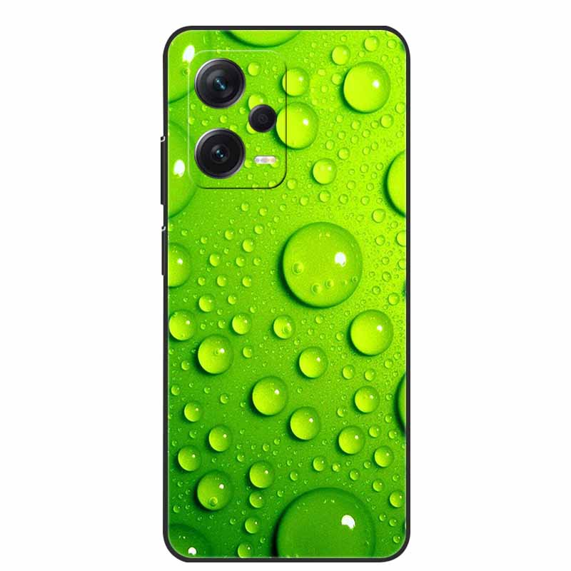 Weiche Hülle für Xiaomi Redmi Note 12 Pro 5G Case Schwarz TPU Silikon Hüllen für Redmi Note 12 Turbo 5G / Note12 Pro Plus Pro+ Wolf