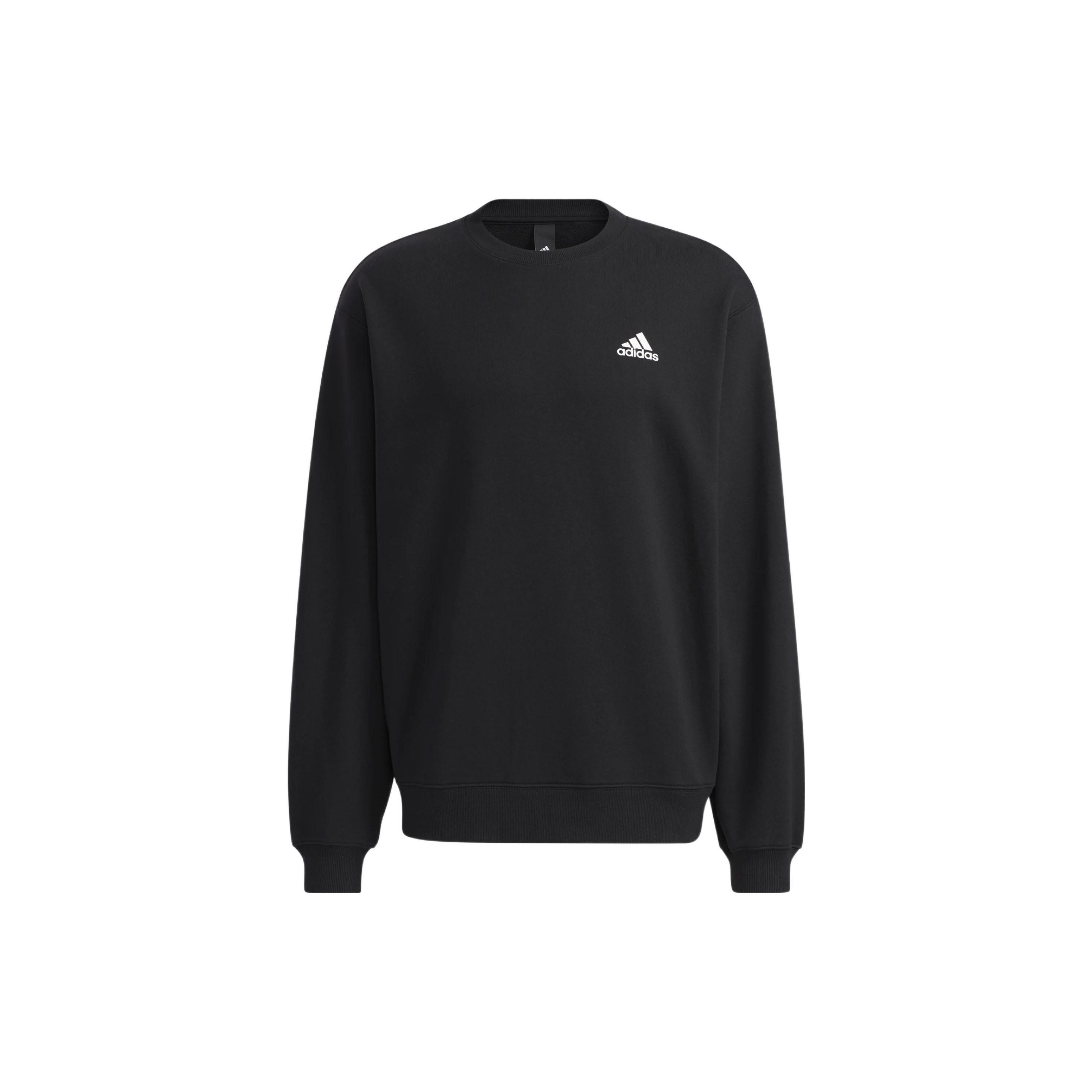 adidas Unisex Basic Logo Crewneck Sweatshirt Black H37067 M
