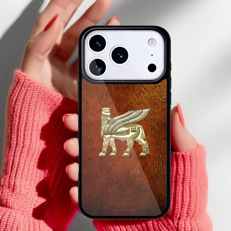Lamassu Assyrian Mesopotamian soft Phone Case for iPhone 17 16 15 14 13 Pro Max Back Cover for 12 11 Pro Coque