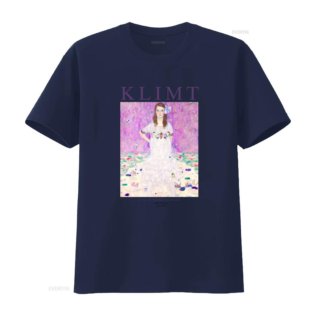Gustav Klimt Art Nouveau Symbolism Vienna Secession Exhibition M Da Primavesi Met Museum T Shirt M1708 Vintage Washed Homme