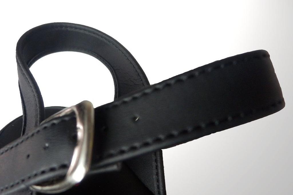 Nurse Sandals with Original Flyer Nurse Shoes Office Sandals Black [Blanc Ange] 2-line Women's 25.0