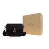 Coach Amelia 16 Snap Closure Multi-Functional Pocket Signature Denim And Soft Pebble Leather Crossbody Bag Small Women crossbody bag CQ187-SVBK