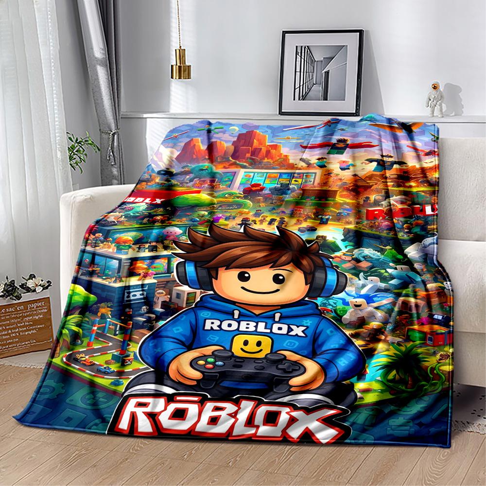 Roblox 275 Blanket Durable Comfort Perfect for Couch Sofa Seaside for All Occasions Warmthful Decor Suitable for Gifting Relatives and Friends
