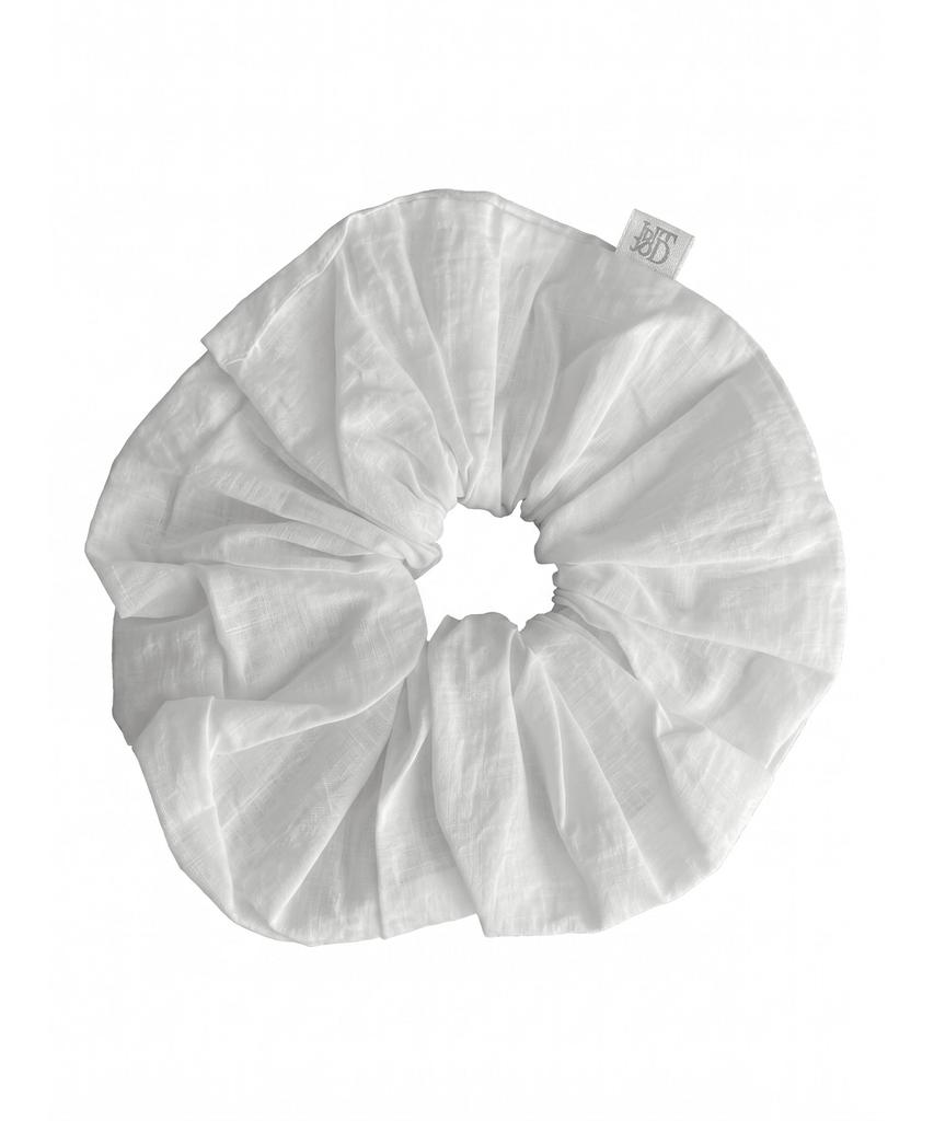 Nuart Studio Marie Cotton Hair Scrunchie_Black/White