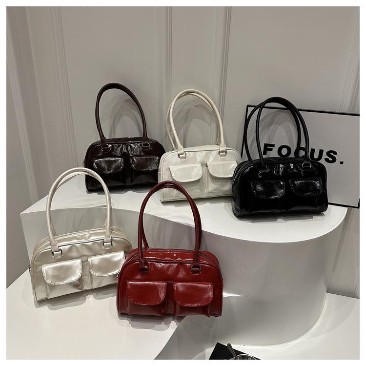 Autumn 2024 Lux Retro Small Square Bag: Chic Handheld & Shoulder Underarm Design