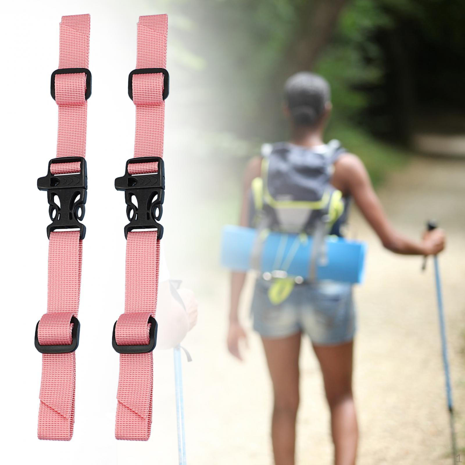 

Нагрудный ремень для рюкзака для активного образа жизни розовый