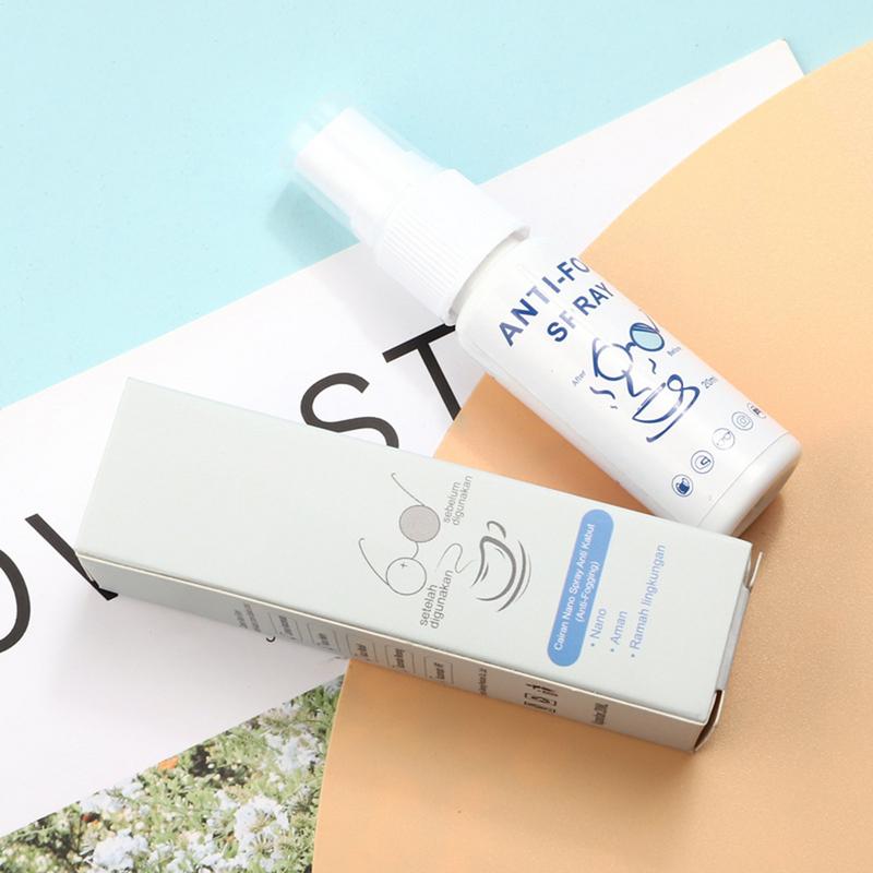Anti-Fog Spray for Swimming Goggles 20ml Glasses Diving Goggles Lens Cleaner Eyeglasses Solid Antifogging Liquid Mist Eliminator