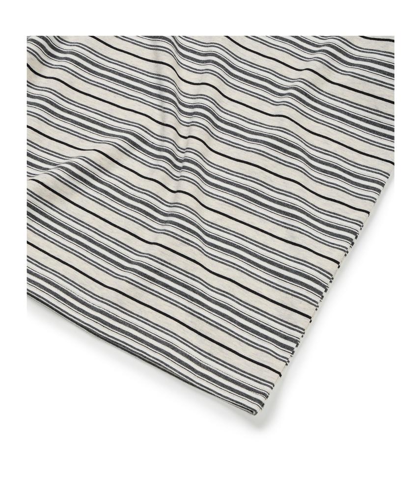 ETCE (Base) Stripe Pocket Long Sleeve (Oatmeal)