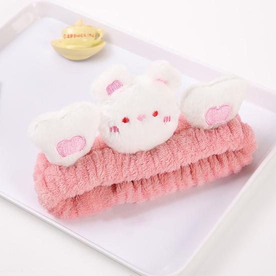 Lady Headband Cartoon Animals Thick High Elasticity Fluffy Sports Face Washing Sweat Absorption Bathing Lady Hair Band Hair Accessories