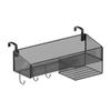 Creative Metal Desktop File Holder with Hanging Divider Hooks