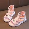 Girls' Sandals Fashion Princess Shoes Summer Soft Soled Sports Children's Roman Shoes Little Girls' Student Shoes