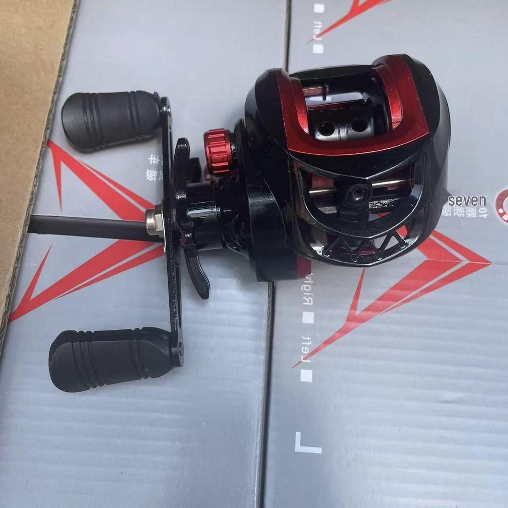 Full Metal Baitcasting Reel, No Backlash, Black Fish Wheel, Long Cast Water Drop, Micro Lure Raft Fishing