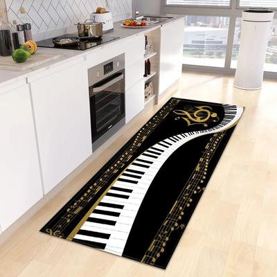 Piano Kitchen Rug Home Hallway Entrance Doormat Living Room Children Bedroom Floor Decor Carpet Bathroom Door Anti-Slip Foot Mat