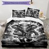 3PC Custom Name Epic Elephant Flames Bedding Set Printed Bedding Set Duvet Cover Closure Includes 1 Duvet Cover & 2 Pillowcases for All Seasons Bedroo