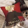 Anime M-Moriarty The Patriot Pillow Case Fashion Square Pillowcase Bedroom Sofa Room Ins Decoration Leisure