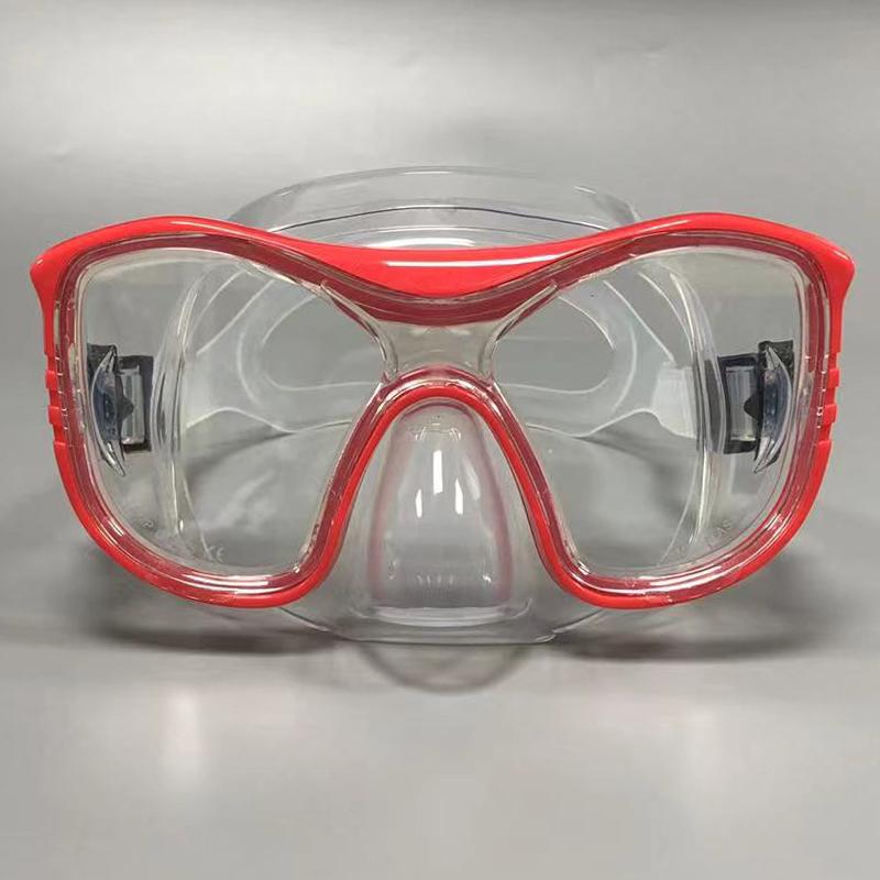 HB Adult Universal Diving Goggles Professional Large Frame Fisherman Goggles HD Free Diving Mask Swim Snorkeling Mask