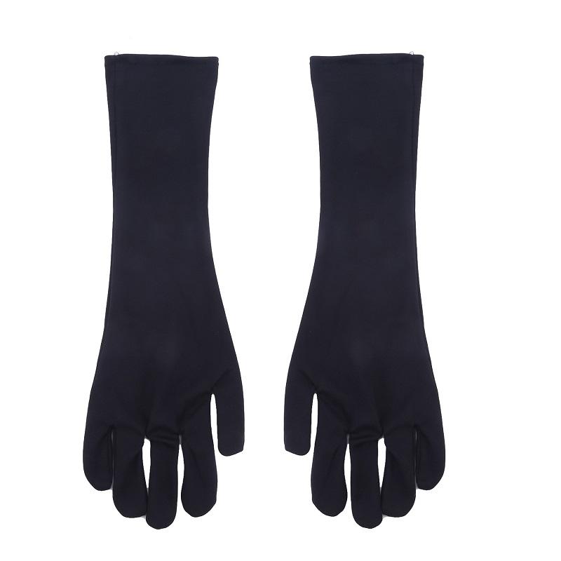 Adult Halloween White Skeleton Gloves Fashion Skull Mitten Ghost Claw Skull Glove Stretch Cosplay Goth Mittens Accessories