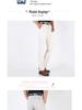 Men's Pure Cotton Summer Casual Pants - Middle-Aged & Elderly, High Waist, Loose Fit, Straight Leg