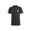 adidas Originals X The Simpsons Três Listras Colorblock Retro T-Shirt Homens Tops Preto HA5815