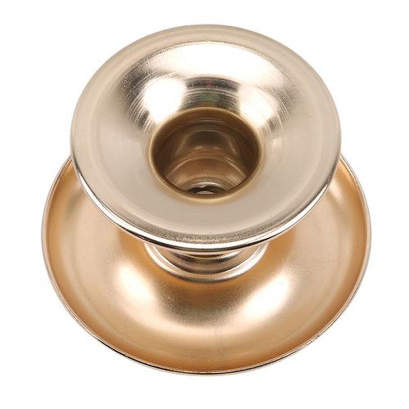 Gold Wrought Iron Christmas Candlestick European Romantic Candlestick Candle Cup Tray Family Wedding Party Decoration