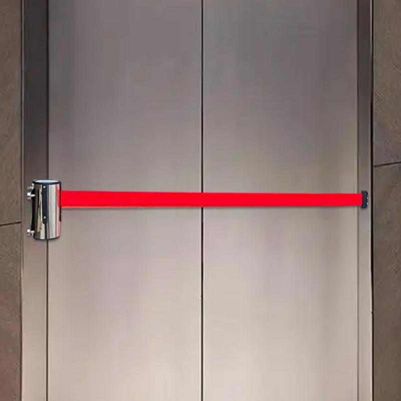 Stainless Steel Retractable Belt Barrier Magnetic Safety Belt Barrier Wall Mount Safety Barriers for Crowd Control