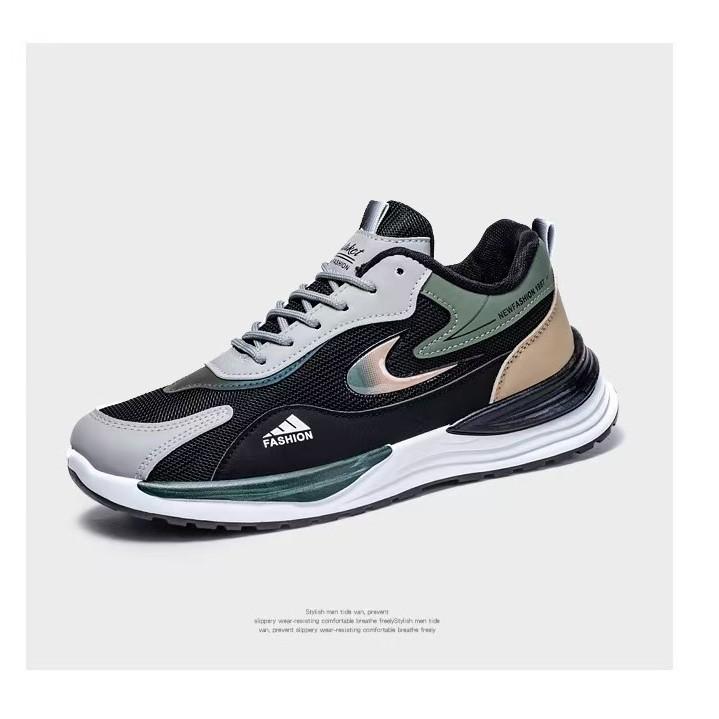Spring New Mesh Breathable Running Shoes Student Outdoor Platform Comfortable Men's Shoes Sports Shoes