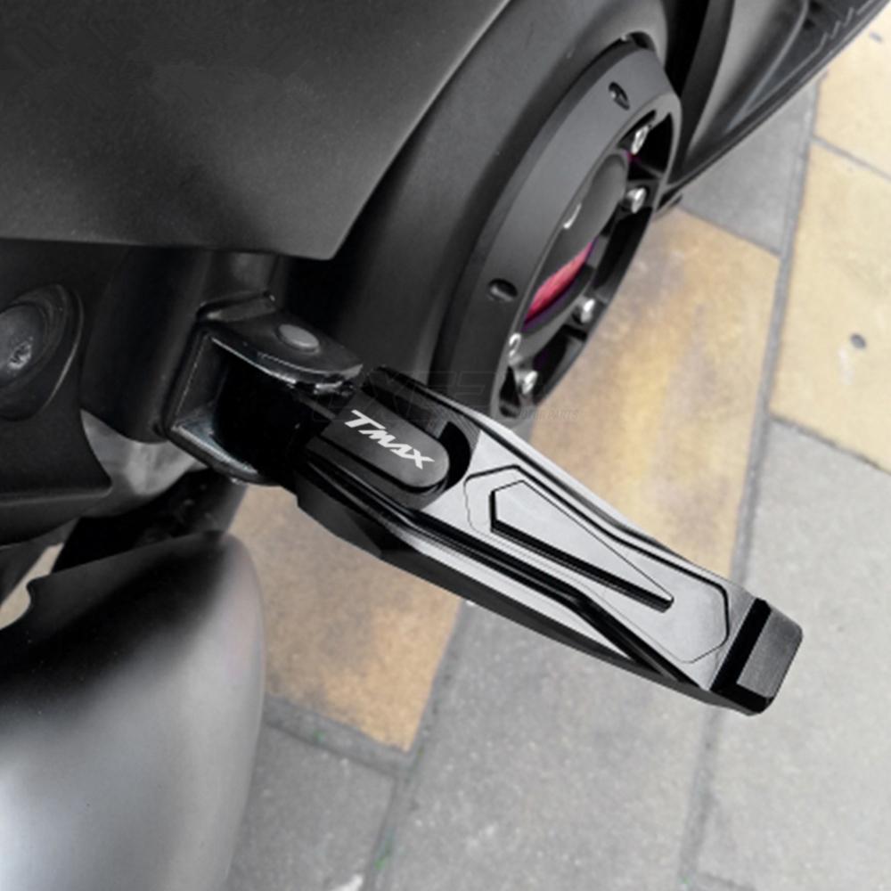 CNC Motorcycle TMAX560 Rear Foot Pegs Rests Passenger Footrests For Yamaha TMAX 530/500/560 T-MAX 530/500 XP530 TMAX530