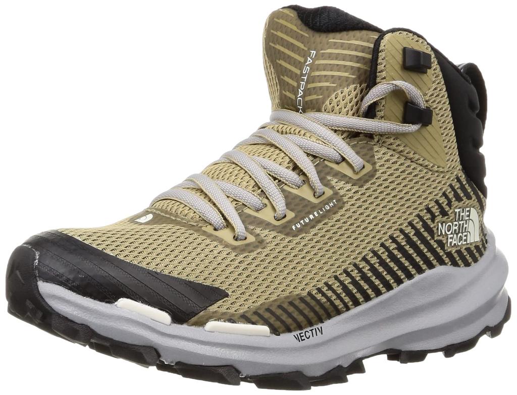 The North Face W VECTIV Fastpack Mid FUTURELIGHT NFW02223 Kelp Cm Tan/TNF Black, 23.5