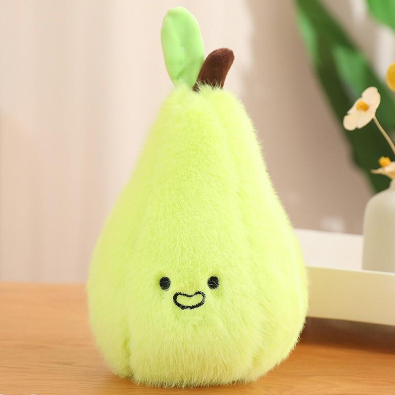 

Плюшевые фруктовые персонажи: Хурма, Черника, Тыква, Груша. Домашний декор грушевый