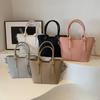 Women's PU Leather Bags  Simple Crossbody Bags  Elegant Lady   Office Lady  Mobile Phone  Temperament  Pink  White  New