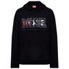Diesel Mens Double Destroyed Logo Hoodie