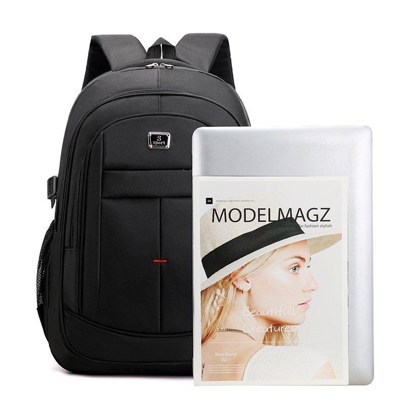 Men's Casual Travel Backpack - Large Capacity for Business, School, and Sports