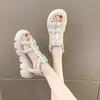 Fashion Sandals for Women Platform Braided Woman Shoes Luxury Summer Vintage 2025 Sandal Original Vip Low Price Footwear On Sale Daily