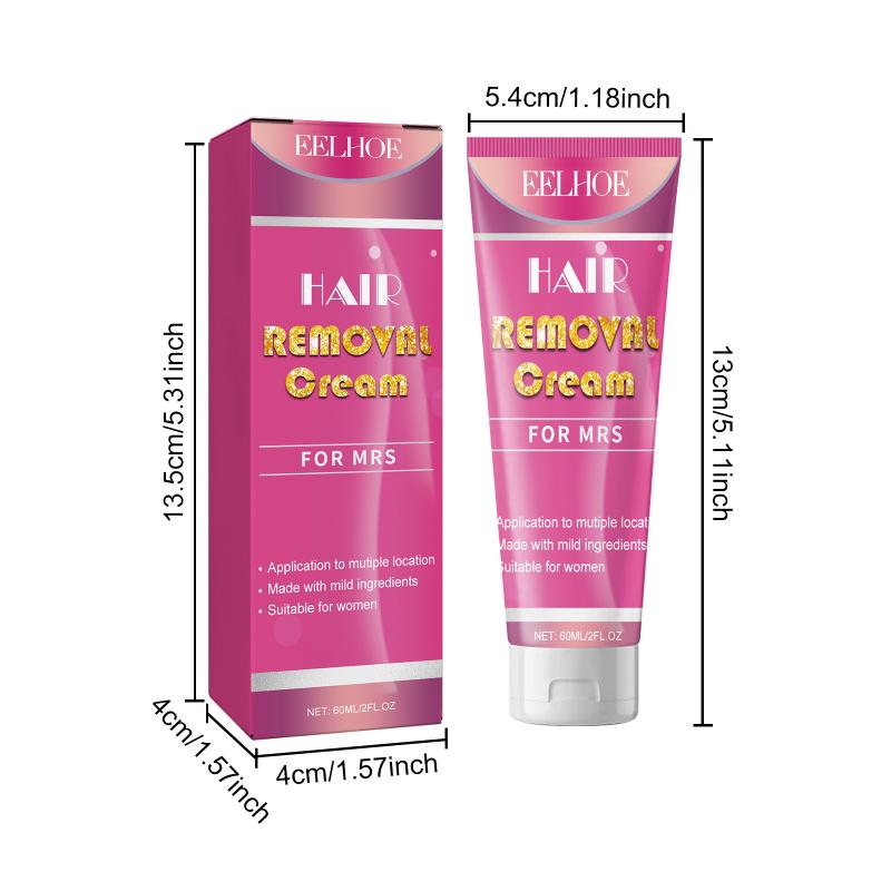 Women All Over Body Hair Removal Mousse for Silky Skin Gentle Depilatory Foam for Legs Arms and Armpits Moisturizing and Painless Smoothing