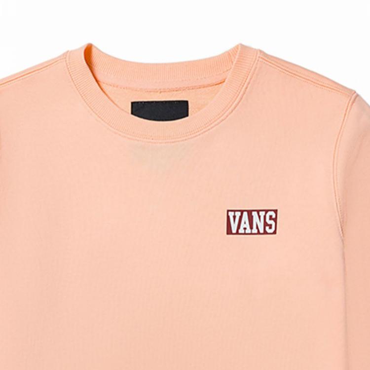 Vans Dětská mikina s potiskem písmen, kulatým výstřihem, dlouhým rukávem Dětská mikina Oranžová VN000G2YN4N