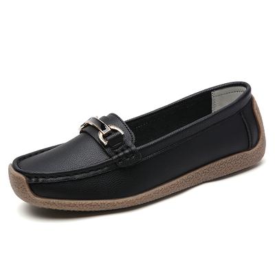 Designer Women Casual Shoes Leather Slip On Flat Shoes Women Loafers  Sneakers for Women Plus Size 35-44