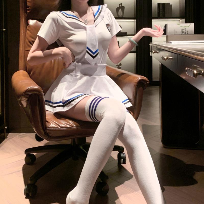 Sexy pure sexy lingerie J student suit sailor suit uniform seduction passion hot stewardess cosplay woman